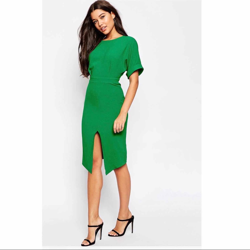 🛍SOLD🛍 ASOS Midi Wiggle Dress with Front Split